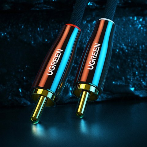 Ugreen kabel przewód audio 3,5 mm mini jack (męski) - 2RCA (męski) 2m miedziany (AV170) Ugreen kabel przewód audio 3,5 mm mini jack (męski) - 2RCA (męski) 2m miedziany (AV170)