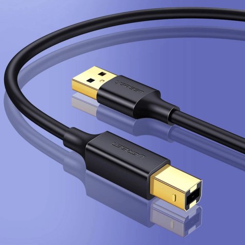 Ugreen kabel przewód do drukarki USB-A - USB-B 480Mb/s 5m czarny (US135) Ugreen kabel przewód do drukarki USB-A - USB-B 480Mb/s 5m czarny (US135)