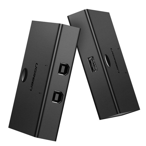 Ugreen switch przełącznik 2xUSB-B - USB-A czarny (30345) Ugreen switch przełącznik 2xUSB-B - USB-A czarny (30345)