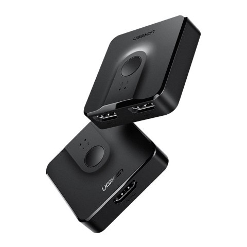 Ugreen switch przełącznik rozdzielacz HDMI - 2x HDMI 4K 60Hz czarny (CM217) Ugreen switch przełącznik rozdzielacz HDMI - 2x HDMI 4K 60Hz czarny (CM217)