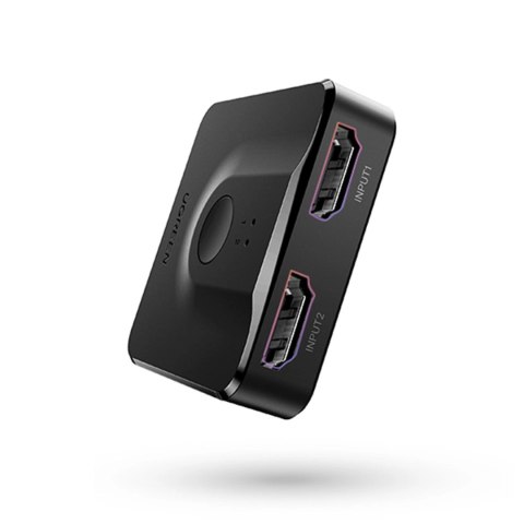 Ugreen switch przełącznik rozdzielacz HDMI - 2x HDMI 4K 60Hz czarny (CM217) Ugreen switch przełącznik rozdzielacz HDMI - 2x HDMI 4K 60Hz czarny (CM217)
