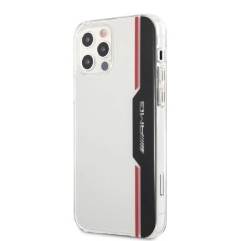 Etui AMG Electroplate Vertical na iPhone 12 / iPhone 12 Pro - przezroczyste