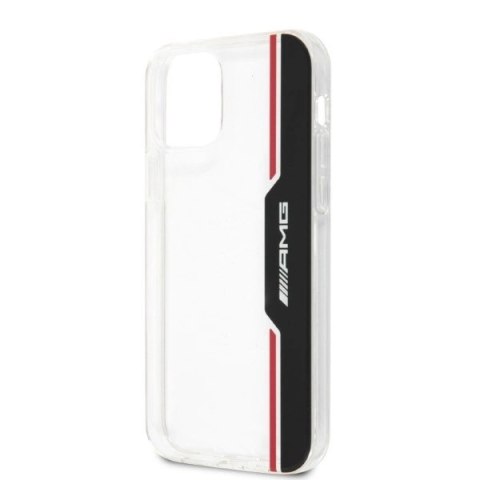 Etui AMG Electroplate Vertical na iPhone 12 / iPhone 12 Pro - przezroczyste