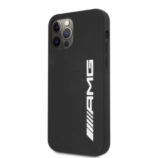 Etui AMG Silicone Big Logo na iPhone 12 Pro Max - czarne