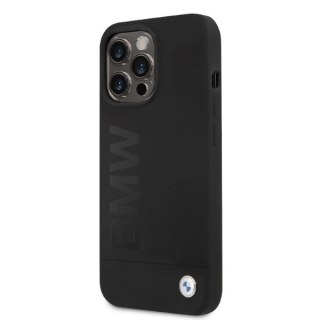 Etui BMW Silicone Signature Logo MagSafe na iPhone 13 Pro / iPhone 13 - czarne