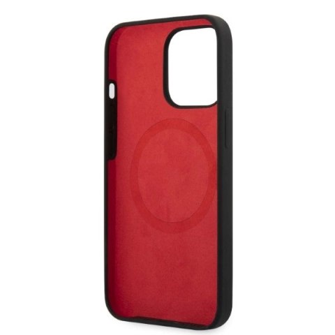 Etui Ferrari Silicone MagSafe na iPhone 13 Pro Max - czarne