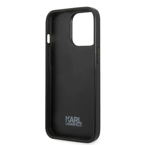 Etui Karl Lagerfeld Flower Ikonik Karl na iPhone 13 Pro / iPhone 13 - szare Etui Karl Lagerfeld Flower Ikonik Karl na iPhone 13 Pro / iPhone 13 - szare
