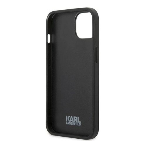 Etui Karl Lagerfeld Flower Ikonik Karl na iPhone 13 - szare Etui Karl Lagerfeld Flower Ikonik Karl na iPhone 13 - szare