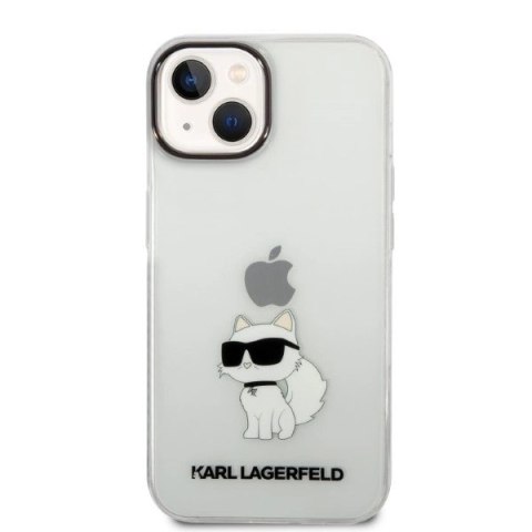 Etui Karl Lagerfeld Ikonik Choupette na iPhone 14 Plus - przezroczyste Etui Karl Lagerfeld Ikonik Choupette na iPhone 14 Plus - przezroczyste