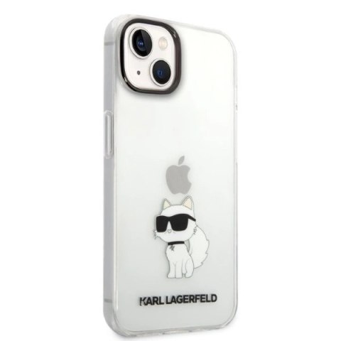 Etui Karl Lagerfeld Ikonik Choupette na iPhone 14 Plus - przezroczyste Etui Karl Lagerfeld Ikonik Choupette na iPhone 14 Plus - przezroczyste