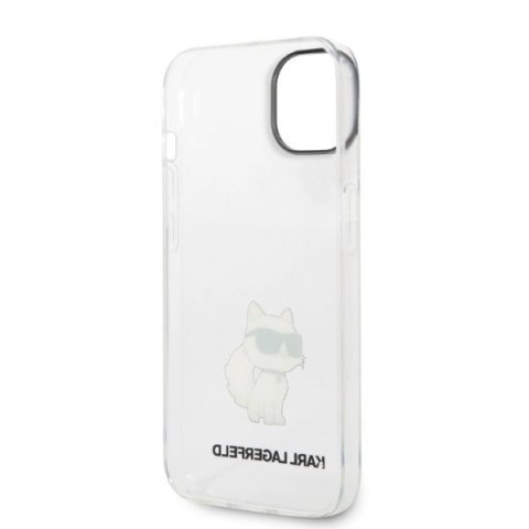 Etui Karl Lagerfeld Ikonik Choupette na iPhone 14 Plus - przezroczyste Etui Karl Lagerfeld Ikonik Choupette na iPhone 14 Plus - przezroczyste