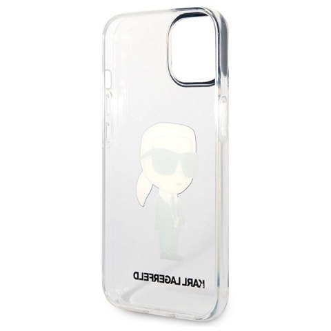 Etui Karl Lagerfeld Ikonik Karl na iPhone 14 Plus - przezroczyste