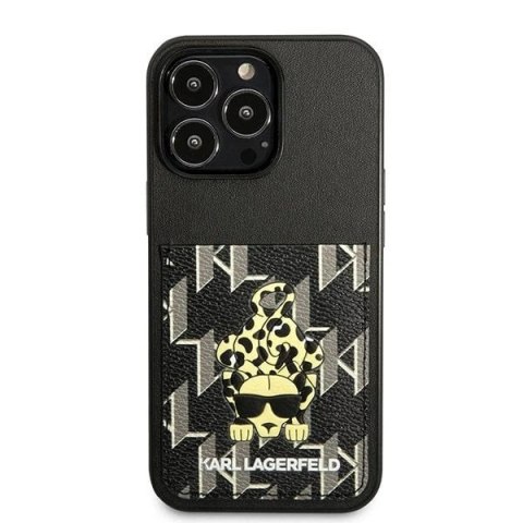 Etui Karl Lagerfeld Karlimals Cardslot na iPhone 13 Pro / iPhone 13 - czarne