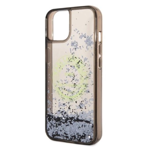 Etui Karl Lagerfeld Liquid Glitter RSG na iPhone 14 - czarne Etui Karl Lagerfeld Liquid Glitter RSG na iPhone 14 - czarne