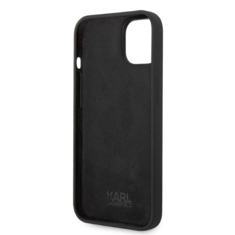 Etui Karl Lagerfeld Silicone Ikonik na iPhone 14 Plus - czarne Etui Karl Lagerfeld Silicone Ikonik na iPhone 14 Plus - czarne