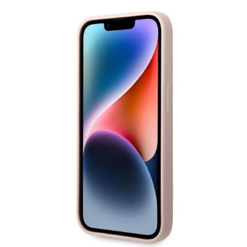 Etui Karl Lagerfeld Silicone Ikonik na iPhone 14 Pro Max - różowe Etui Karl Lagerfeld Silicone Ikonik na iPhone 14 Pro Max - różowe