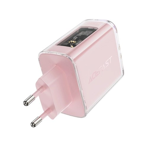 Acefast ładowarka GaN 65W 3 porty (1xUSB, 2xUSB C) szara (A45) Acefast ładowarka GaN 65W 3 porty (1xUSB, 2xUSB C) szara (A45)