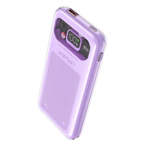 Acefast powerbank 10000mAh Sparkling Series szybkie ładowanie 30W fioletowy (M1) Acefast powerbank 10000mAh Sparkling Series szybkie ładowanie 30W fioletowy (M1)