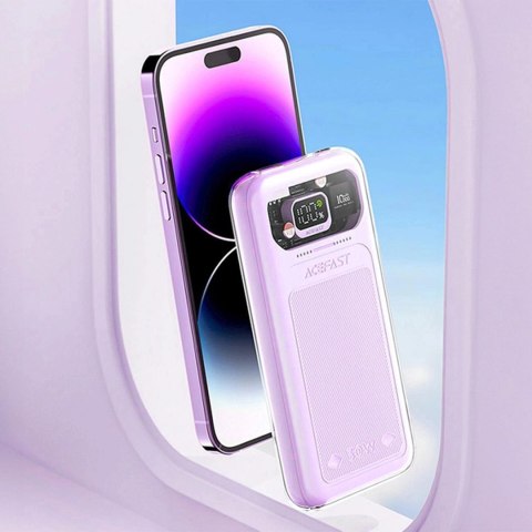 Acefast powerbank 10000mAh Sparkling Series szybkie ładowanie 30W fioletowy (M1) Acefast powerbank 10000mAh Sparkling Series szybkie ładowanie 30W fioletowy (M1)