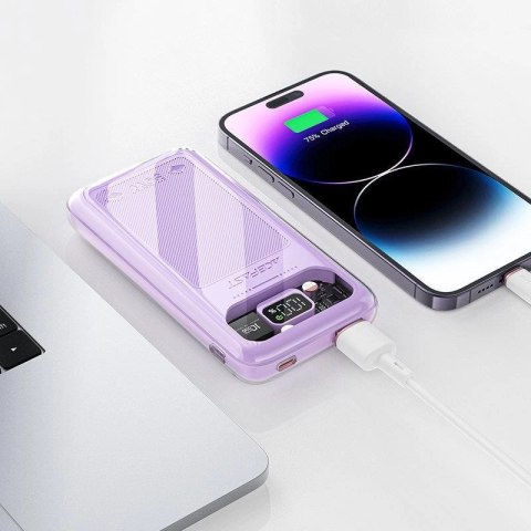 Acefast powerbank 10000mAh Sparkling Series szybkie ładowanie 30W fioletowy (M1) Acefast powerbank 10000mAh Sparkling Series szybkie ładowanie 30W fioletowy (M1)