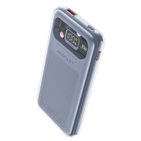 Acefast powerbank 10000mAh Sparkling Series szybkie ładowanie 30W szary (M1) Acefast powerbank 10000mAh Sparkling Series szybkie ładowanie 30W szary (M1)