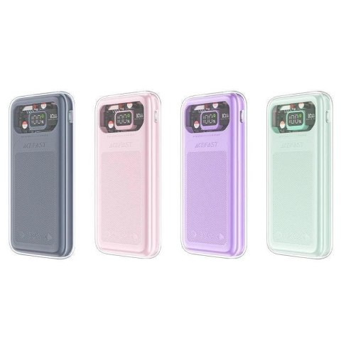 Acefast powerbank 10000mAh Sparkling Series szybkie ładowanie 30W szary (M1) Acefast powerbank 10000mAh Sparkling Series szybkie ładowanie 30W szary (M1)
