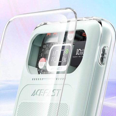 Acefast powerbank 10000mAh Sparkling Series szybkie ładowanie 30W zielony (M1) Acefast powerbank 10000mAh Sparkling Series szybkie ładowanie 30W zielony (M1)