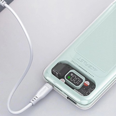 Acefast powerbank 10000mAh Sparkling Series szybkie ładowanie 30W zielony (M1) Acefast powerbank 10000mAh Sparkling Series szybkie ładowanie 30W zielony (M1)