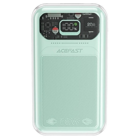Acefast powerbank 20000mAh Sparkling Series szybkie ładowanie 30W zielony (M2) Acefast powerbank 20000mAh Sparkling Series szybkie ładowanie 30W zielony (M2)