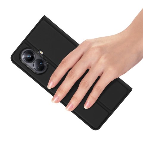 Dux Ducis Skin Pro etui do Realme 10 Pro pokrowiec z klapką portfel na kartę podstawka czarne Dux Ducis Skin Pro etui do Realme 10 Pro pokrowiec z klapką portfel na kartę podstawka czarne