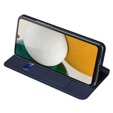 Dux Ducis Skin Pro etui do Samsung Galaxy A34 5G pokrowiec z klapką portfel na kartę podstawka niebieskie Dux Ducis Skin Pro etui do Samsung Galaxy A34 5G pokrowiec z klapką portfel na kartę podstawka niebieskie