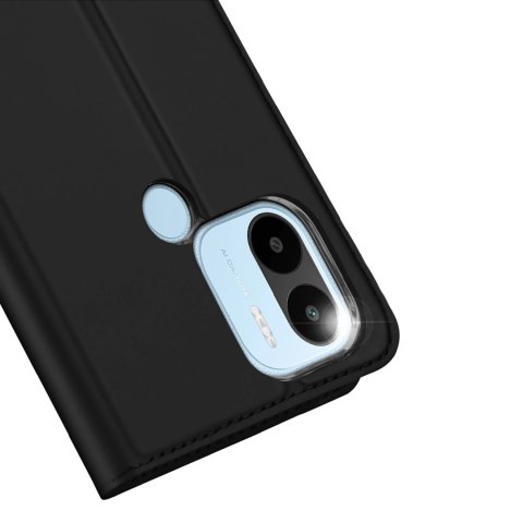 Dux Ducis Skin Pro etui do Xiaomi Redmi A1+ pokrowiec z klapką portfel na kartę podstawka czarne Dux Ducis Skin Pro etui do Xiaomi Redmi A1+ pokrowiec z klapką portfel na kartę podstawka czarne