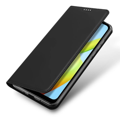 Dux Ducis Skin Pro etui do Xiaomi Redmi A1+ pokrowiec z klapką portfel na kartę podstawka czarne Dux Ducis Skin Pro etui do Xiaomi Redmi A1+ pokrowiec z klapką portfel na kartę podstawka czarne