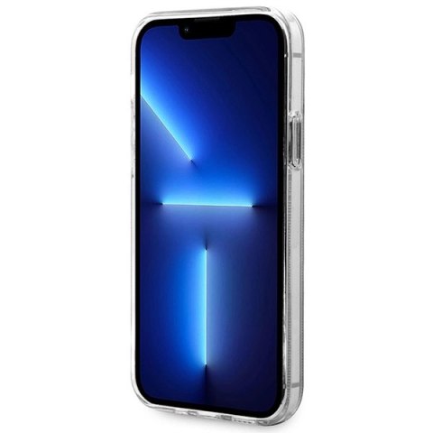 Etui Guess 4G Print MagSafe na iPhone 12 / iPhone 12 Pro + ładowarka indukcyjna - czarne