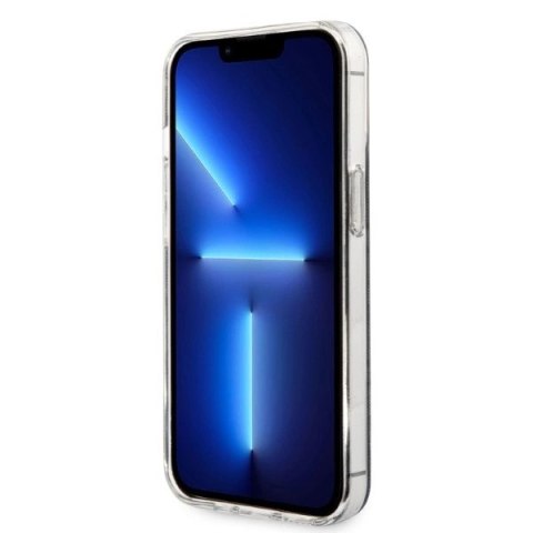 Etui Guess 4G Print MagSafe na iPhone 13 Pro Max + ładowarka indukcyjna - czarne