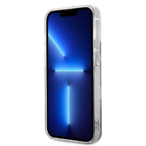 Etui Guess Jungle MagSafe na iPhone 14 Pro + ładowarka indukcyjna - zielone