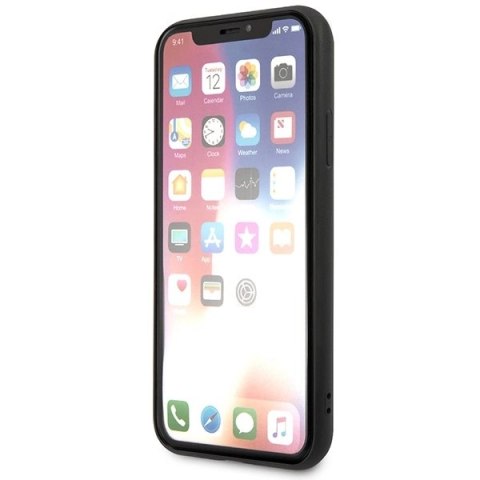Etui Karl Lagerfeld Saffiano Karl&Choupette Head na iPhone X/XS - czarne Etui Karl Lagerfeld Saffiano Karl&Choupette Head na iPhone X/XS - czarne
