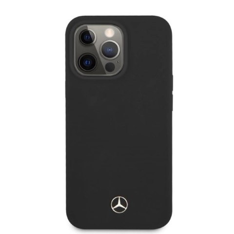 Etui Mercedes Silicone Line MagSafe na iPhone 13 Pro Max - czarne