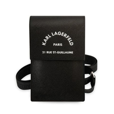 Torebka Karl Lagerfeld Embossed RSG - czarna Torebka Karl Lagerfeld Embossed RSG - czarna