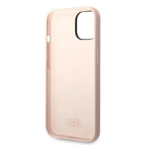 Etui Karl Lagerfeld Silicone Choupette na iPhone 14 Plus - różowe Etui Karl Lagerfeld Silicone Choupette na iPhone 14 Plus - różowe