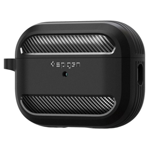 Etui Spigen Rugged Armor na Apple AirPods Pro 1 / 2 - czarny mat Etui Spigen Rugged Armor na Apple AirPods Pro 1 / 2 - czarny mat