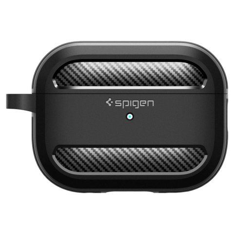 Etui Spigen Rugged Armor na Apple AirPods Pro 1 / 2 - czarny mat Etui Spigen Rugged Armor na Apple AirPods Pro 1 / 2 - czarny mat