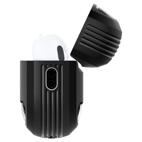 Etui Spigen Rugged Armor na Apple AirPods Pro 1 / 2 - czarny mat Etui Spigen Rugged Armor na Apple AirPods Pro 1 / 2 - czarny mat