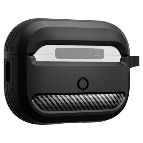 Etui Spigen Rugged Armor na Apple AirPods Pro 1 / 2 - czarny mat Etui Spigen Rugged Armor na Apple AirPods Pro 1 / 2 - czarny mat