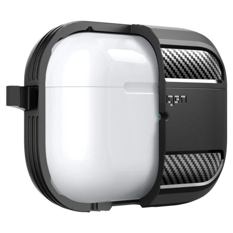 Etui Spigen Rugged Armor na Apple AirPods Pro 1 / 2 - czarny mat Etui Spigen Rugged Armor na Apple AirPods Pro 1 / 2 - czarny mat