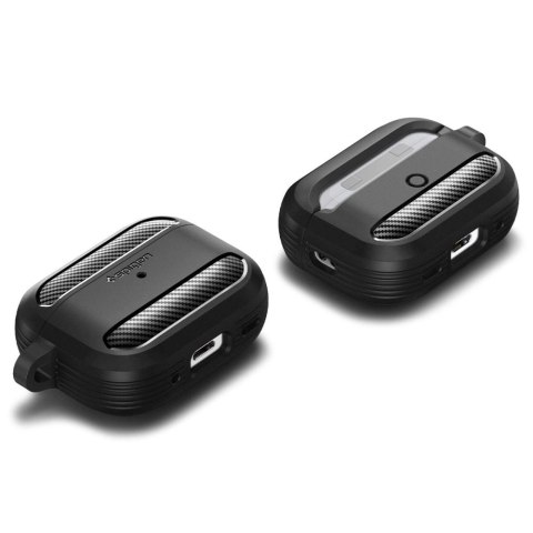 Etui Spigen Rugged Armor na Apple AirPods Pro 1 / 2 - czarny mat Etui Spigen Rugged Armor na Apple AirPods Pro 1 / 2 - czarny mat