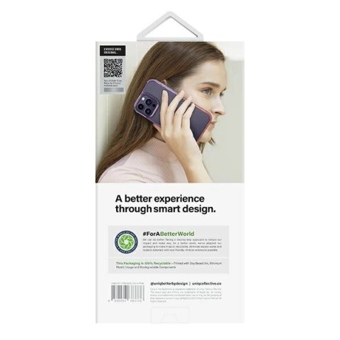 Etui Uniq Combat Duo na iPhone 14 Pro Max - liliowo-różowe Etui Uniq Combat Duo na iPhone 14 Pro Max - liliowo-różowe