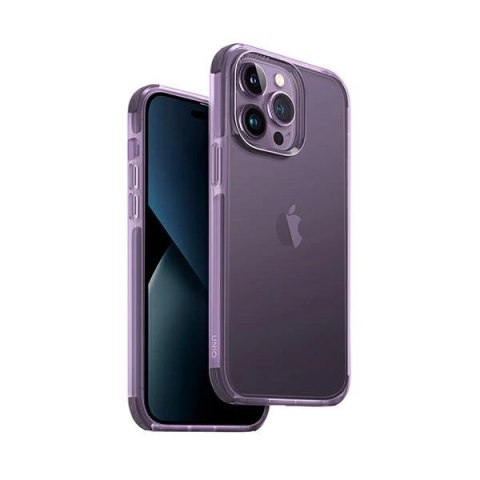 Etui Uniq Combat na iPhone 14 Pro Max - purpurowe