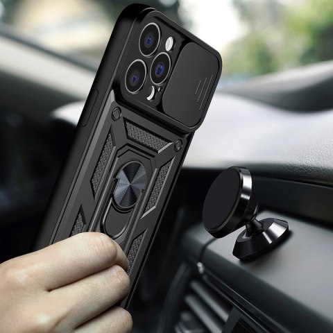 Hybrid Armor Camshield etui Vivo Y35 / Vivo Y22 / Vivo Y22s pancerny pokrowiec z osłoną na aparat czarne Hybrid Armor Camshield etui Vivo Y35 / Vivo Y22 / Vivo Y22s pancerny pokrowiec z osłoną na aparat czarne