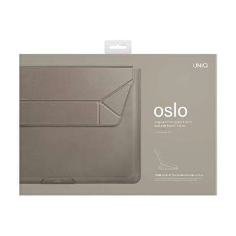 Pokrowiec UNIQ Oslo na laptopa 14" - szary Pokrowiec UNIQ Oslo na laptopa 14" - szary